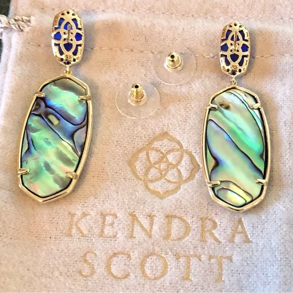 EUC Kendra Scott Statement Elle Earrings - Picture 7 of 11